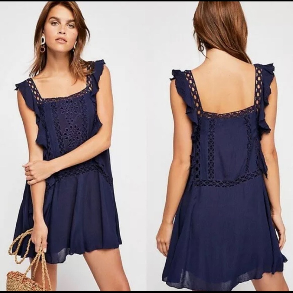 New with tags! FREE PEOPLE Priscilla Mini Dress